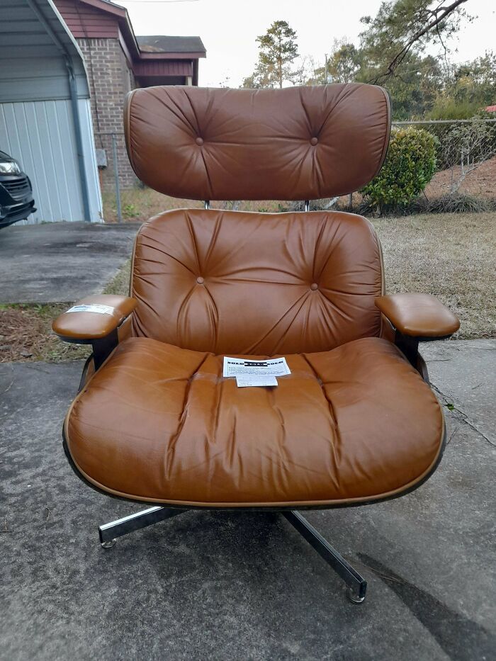 My First Post Here And My Best Find Ever. Selig Lounge Chair From The Goodwill