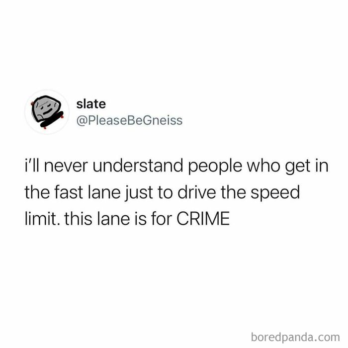 This Lane Is For Crime