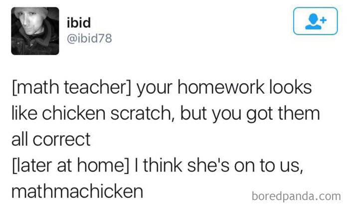 I Think She's On To Us, Mathamachicken