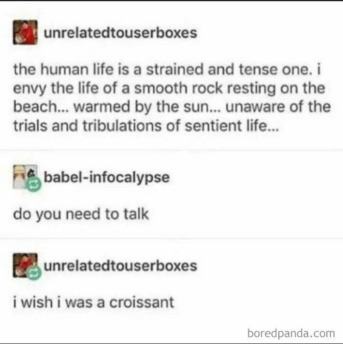 "I Wish I Was A Croissant"