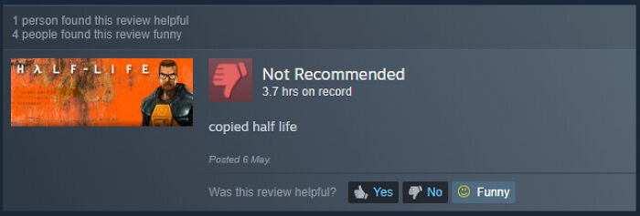 A Review For The Original Half Life