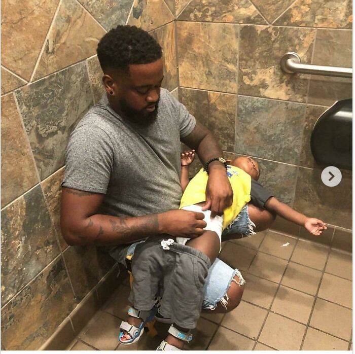 The Struggle Is Real. Men's Bathrooms Need Changing Tables.