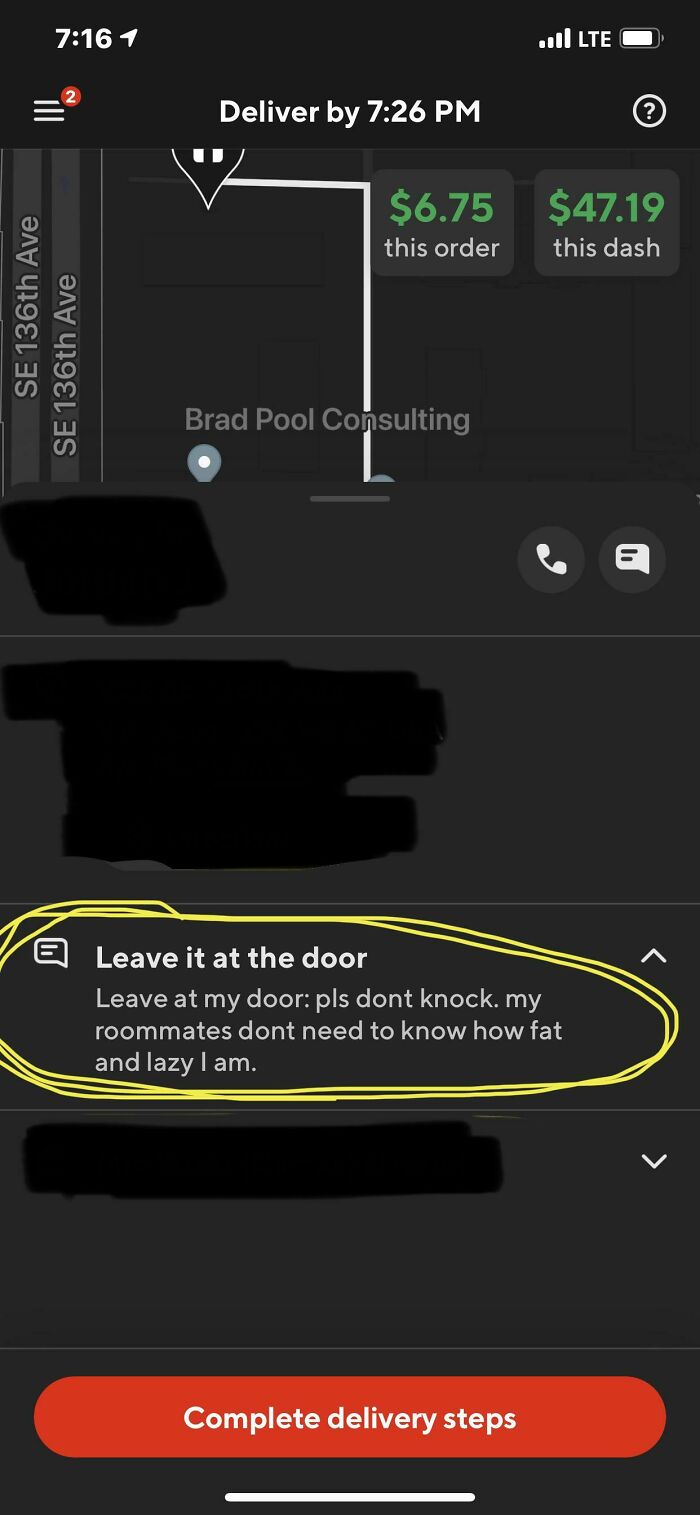 Funniest Thing I’ve Seen In A Long Time On Doordash App 