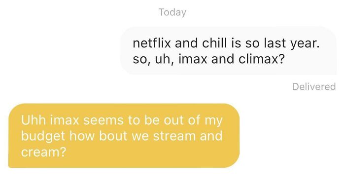 Netflix And Chill Is So Last Season. Taking It To A Whole ‘Nother Level
