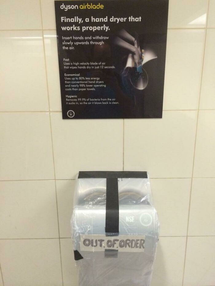 Finally A Hand Dryer That Works Properly