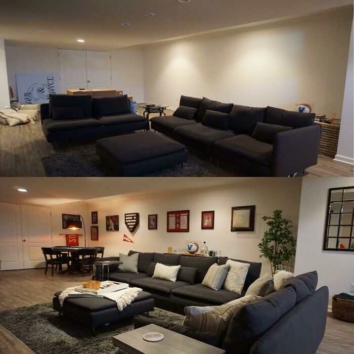 Before And After Of My First Interior Decorating Project As A Sole Proprietor! Downingtown, Pa