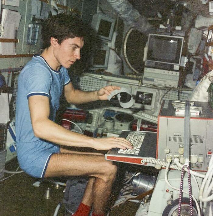 Soviet Cosmonaut Sergei Krikalev Was In Space When The Soviet Union Fell Apart In 1991. Unable To Return Home, He Had To Stay In Space Until Further Notice. The Cosmonaut Eventually Returned Back To Earth After 10 Months In Orbit - To A Very Different Nation. Photo By Volkov/Tass