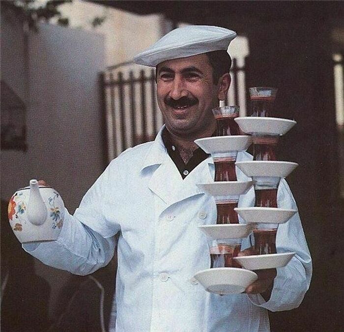 Tea Peddler, Baku, Azerbaijan SSR, 1976