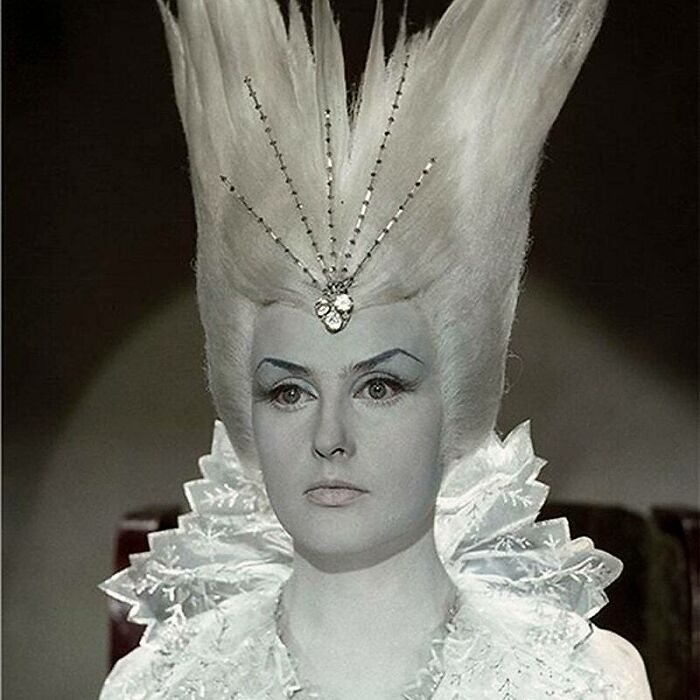 Soviet Actress Natalya Klimova As Snow Queen, 1966