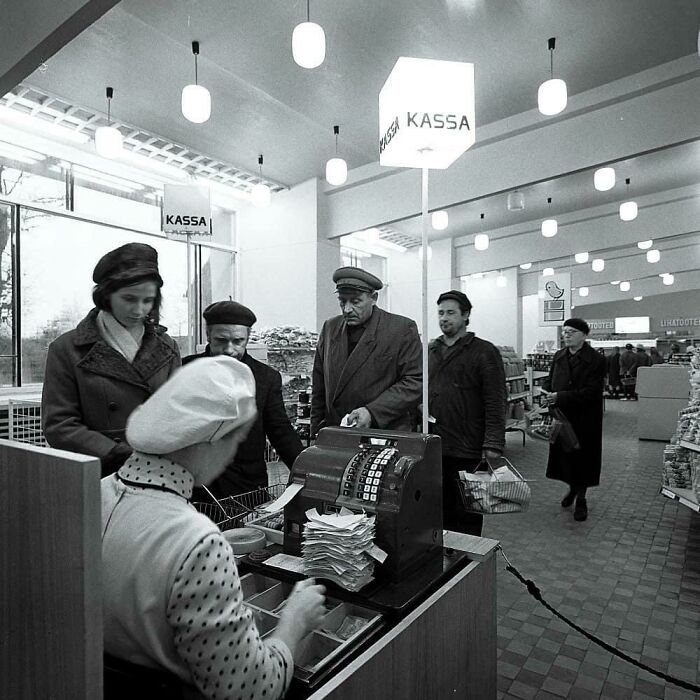 Grocery Store In Pärnu, Estonian SSR 1971
