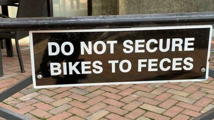This Bike Sign