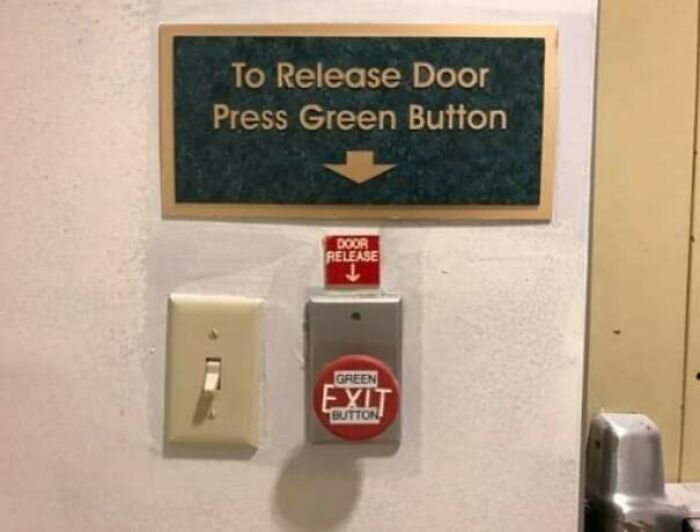 Press The Green Button...huh?