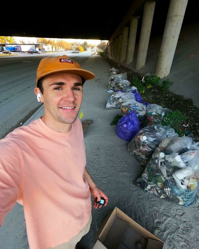 I Cleaned Up A Bunch Of Litter Today