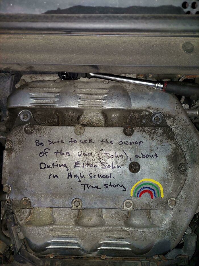 This Car Was In Our Shop For The First Time. Showed This To The Customer, Confirmed That It's The True Story