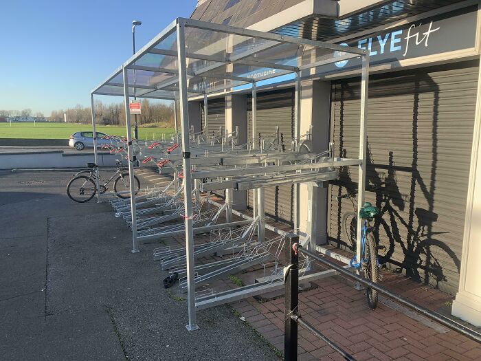 Designed A Simple And Easy To Use Bike Rack, Boss!