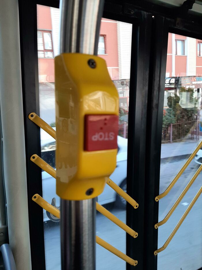 This Stop Button In A Bus