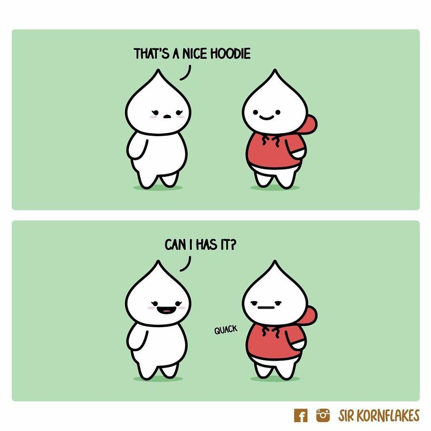 I Illustrate Relatable Relationship Moments Through My Dumpling Comics (50 Pics)