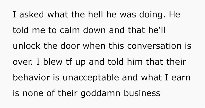 "They Were Giving Me Huge Red Flags": In-Laws Lock Their Son-In-Law In A Room With Them When He Doesn’t Reveal His Salary To Them "They Were Giving Me Huge Red Flags": In-Laws Lock Their Son-In-Law In A Room With Them When He Doesn’t Reveal His Salary To Them