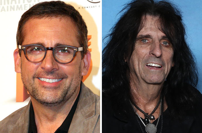 Steve Carell And Alice Cooper