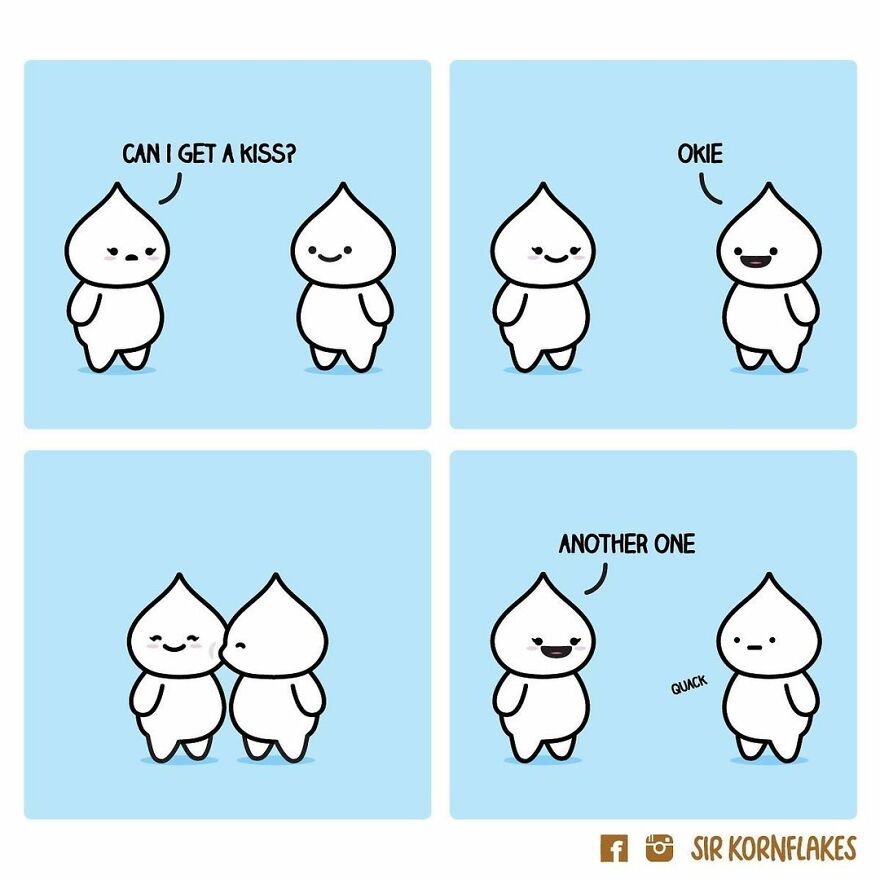 I Illustrate Relatable Relationship Moments Through My Dumpling Comics (50 Pics)