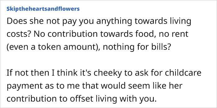 This Mom Is Not Sure What To Do After Her Mother Starts Asking For Money For Looking After Her Grandson, Despite Living All-Expenses-Paid With Her This Mom Is Not Sure What To Do After Her Mother Starts Asking For Money For Looking After Her Grandson, Despite Living All-Expenses-Paid With Her