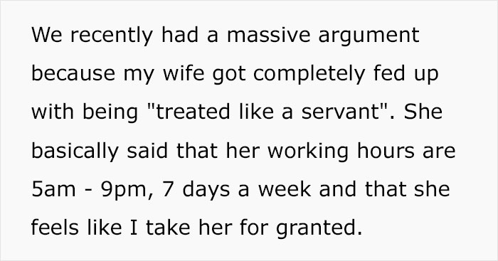 Man Wonders If He’s A Bad Guy For Telling His Wife That Wants To Be Appreciated To Stop Expecting It, As It’s Her Job To Be A Stay-At-Home Mom Man Wonders If He’s A Bad Guy For Telling His Wife That Wants To Be Appreciated To Stop Expecting It, As It’s Her Job To Be A Stay-At-Home Mom
