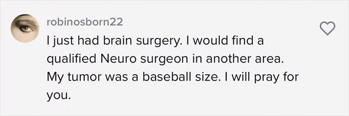 Woman With Brain Tumor Scared And Heartbroken Over The Fact She Can't Get It Removed Because Of Unvaccinated People Woman With Brain Tumor Scared And Heartbroken Over The Fact She Can't Get It Removed Because Of Unvaccinated People