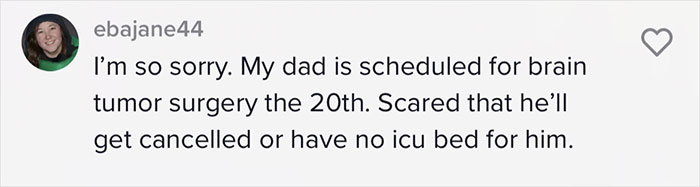 Woman With Brain Tumor Scared And Heartbroken Over The Fact She Can't Get It Removed Because Of Unvaccinated People Woman With Brain Tumor Scared And Heartbroken Over The Fact She Can't Get It Removed Because Of Unvaccinated People