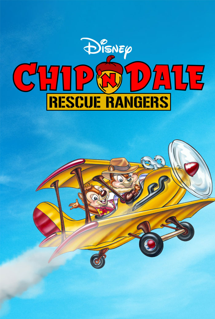 Poster for Chip 'N Dale Rescue Rangers animated tv show 