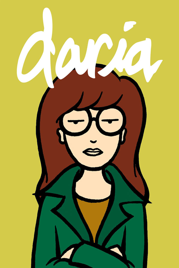 Poster for Daria animated tv show 