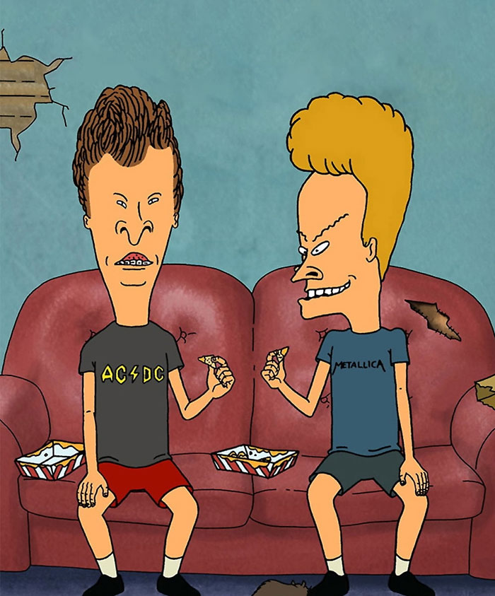 Poster for Beavis And B***-Head animated tv show 