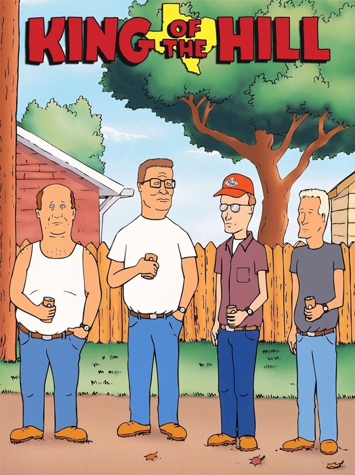 Poster for King Of The Hill animated tv show 