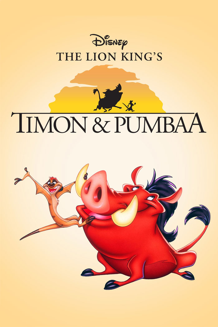 Poster for Timon & Pumbaa animated tv show 