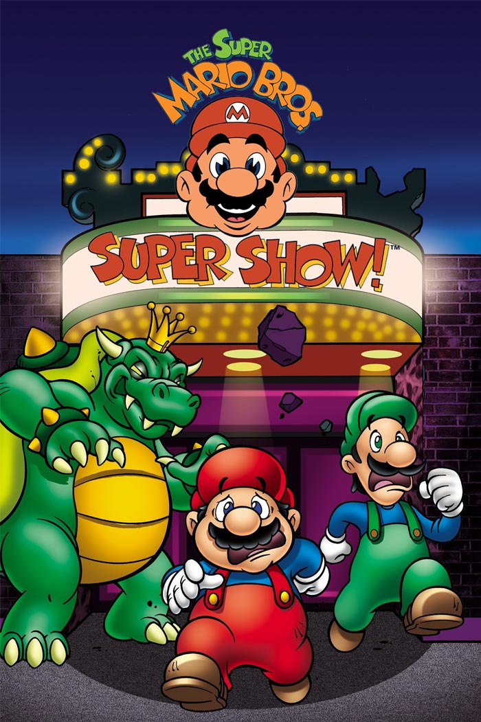 Poster for The Super Mario Bros. Super Show! animated tv show 