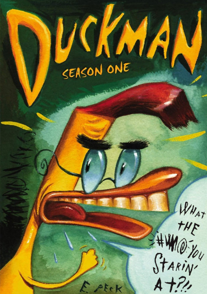 Poster for Duckman animated tv show 