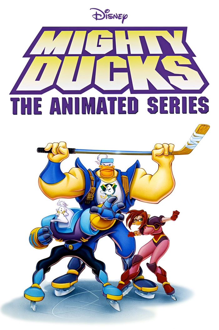 Poster for Mighty Ducks: The Animated Series animated tv show 