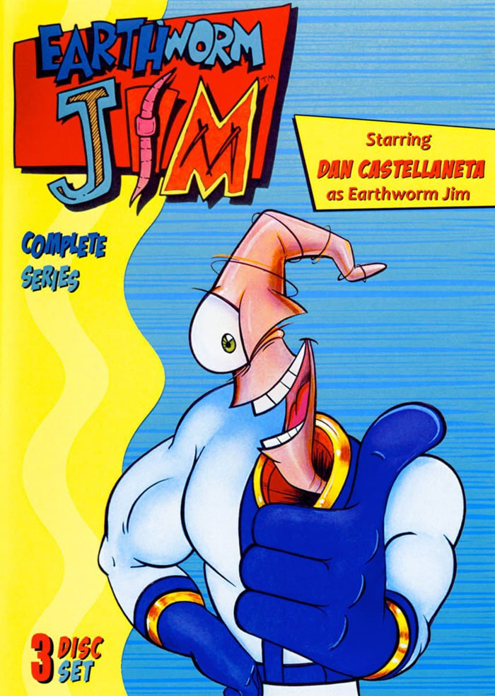 Poster for Earthworm Jim animated tv show 