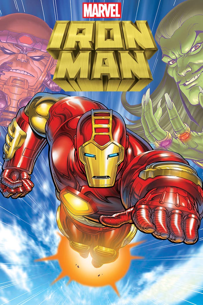 Poster for Iron Man animated tv show 