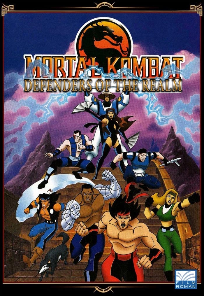 Poster for Mortal Kombat: Defenders Of The Realm animated tv show 