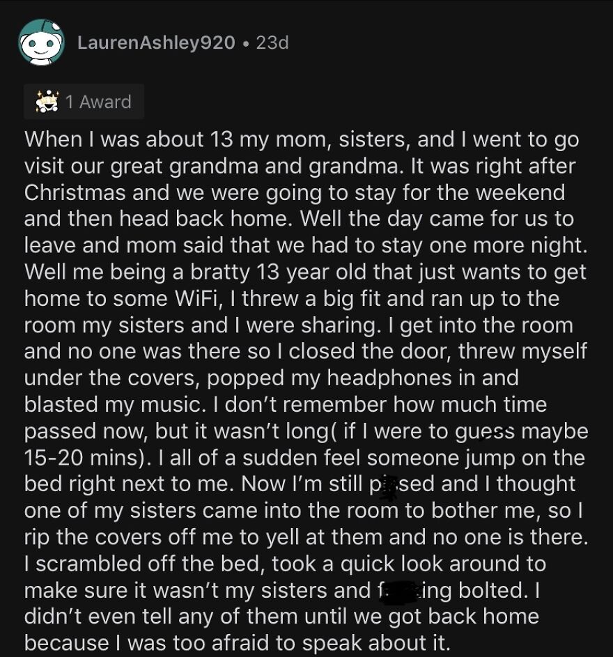 People Share The Experiences That Made Them Believe In The Paranormal In This Online Group People Share The Experiences That Made Them Believe In The Paranormal In This Online Group