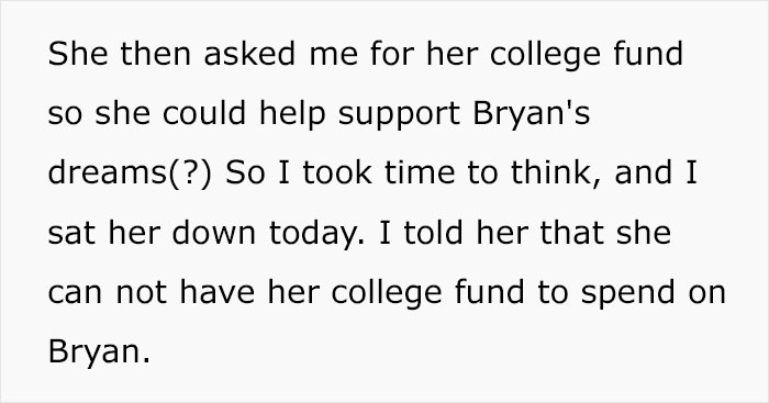 Soon-To-Be College Student Wanted To Use Her School Funding To Support Her Toxic BF’s “Dreams”, Mom Refused And It Caused Their Breakup