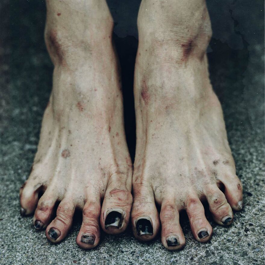 Julie T’s Feet From The Series 'Embrasure' By Julie Fowells