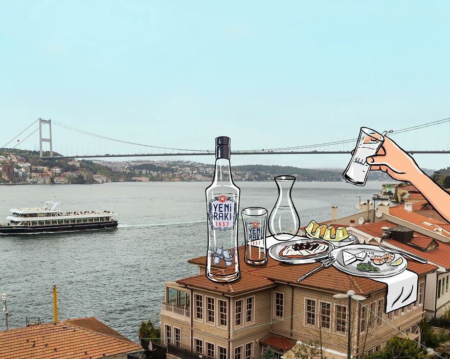 Artist Mixes Digital Illustrations With Real Monuments And The Result Is Incredible