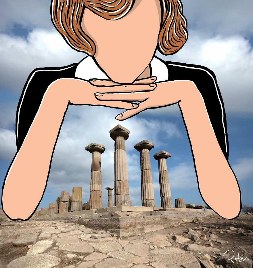 Artist Mixes Digital Illustrations With Real Monuments And The Result Is Incredible