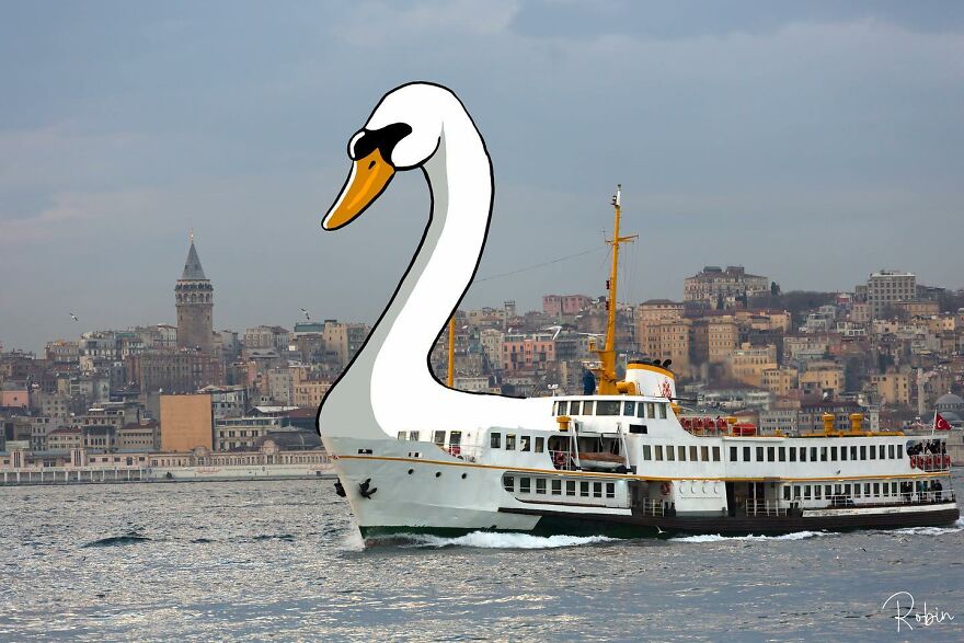 Artist Mixes Digital Illustrations With Real Monuments And The Result Is Incredible