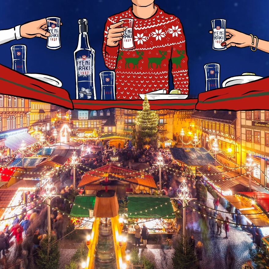 Artist Mixes Digital Illustrations With Real Monuments And The Result Is Incredible