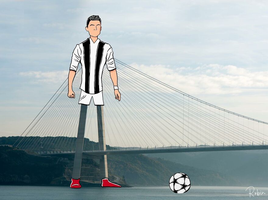 Artist Mixes Digital Illustrations With Real Monuments And The Result Is Incredible