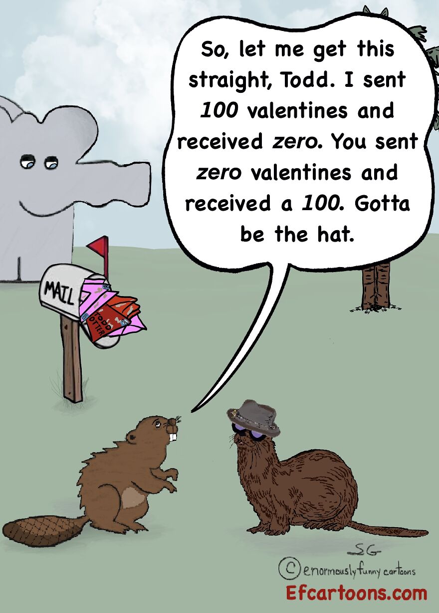 Happy Valentine's Day From Enormously Funny Cartoons | Bored Panda