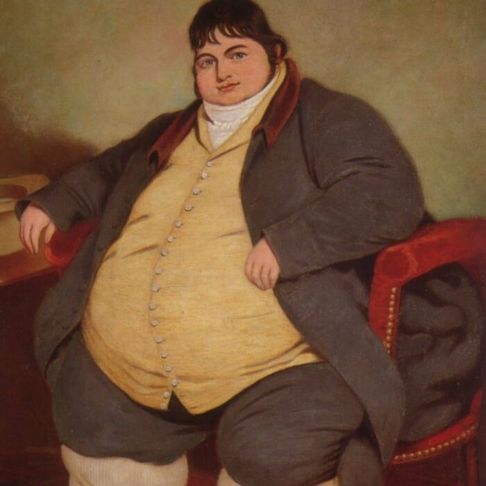 On This Day In 1770, Daniel Lambert Is Born. Lambert Was Once Known As The Fattest Man In England And Is The First Man To Make A Living By Displaying His Weight As An Exhibition. For His Exhibition, Lambert Became A Celebrity In England. When Lambert Passed Away At 39 Years Old, He Weighed Around 730 Pounds.