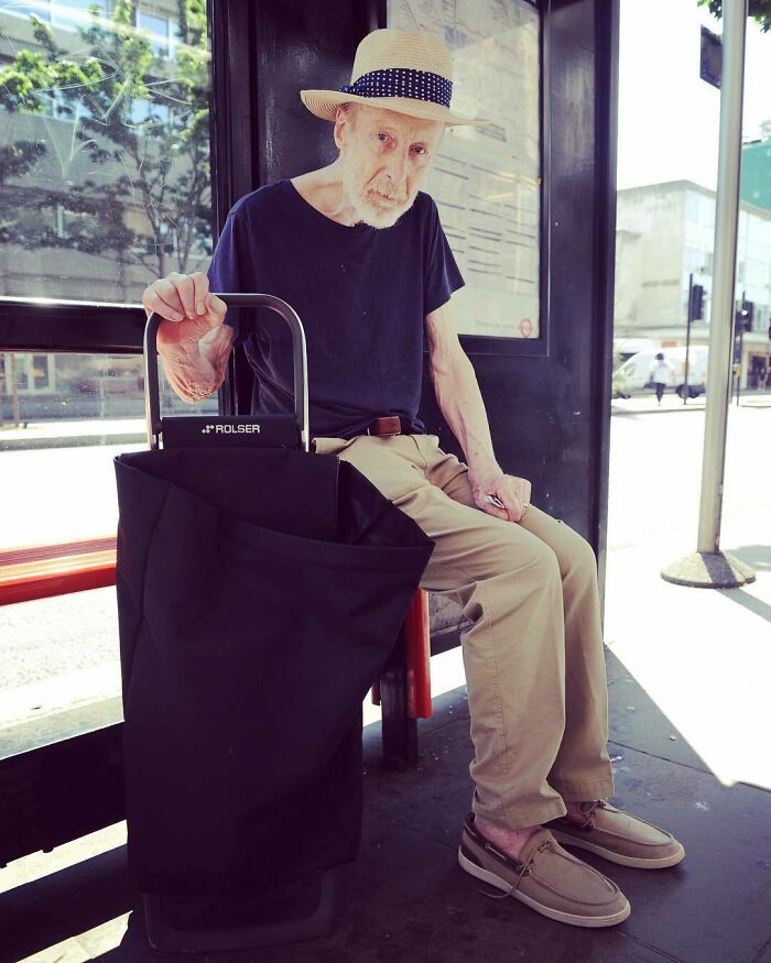 He Laughed And I Believe He Was Genuinely Delighted To Have Spent 10 Mins Waiting At A Bus Stop With Me